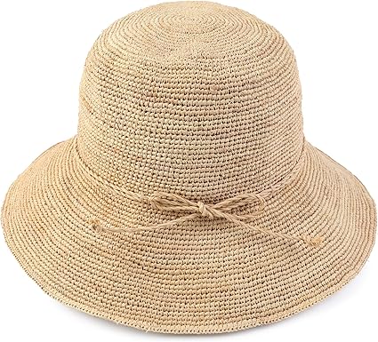 Women's Bucket Hats Fashion Womens Summer Beach Sun Straw Hat