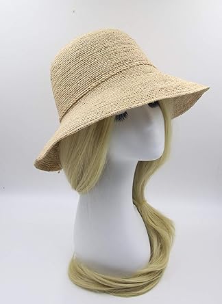 Women's Bucket Hats Fashion Womens Summer Beach Sun Straw Hat